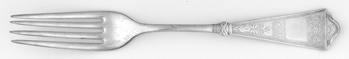 Laurel (Silverplate, 1878) Monogram Fork by International Silver-1
