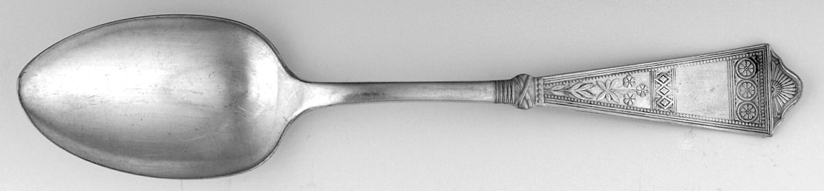 Laurel (Silverplate, 1878) Tablespoon (Serving Spoon) by International Silver-1