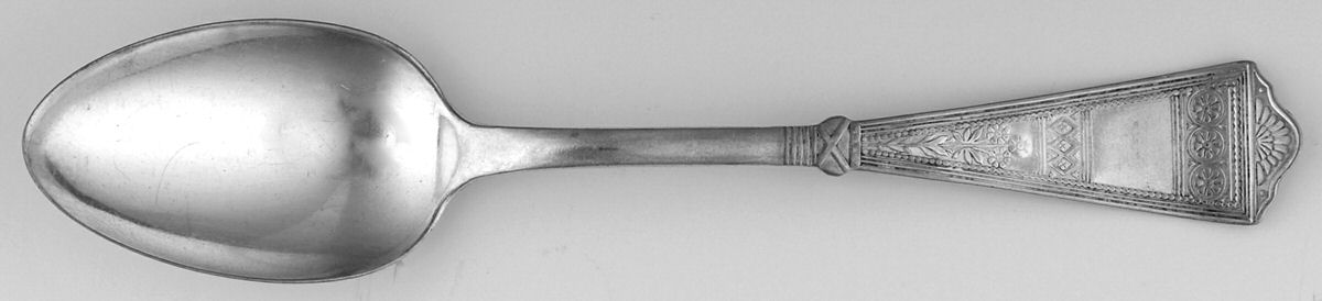 Laurel (Silverplate, 1878) Teaspoon by International Silver-1
