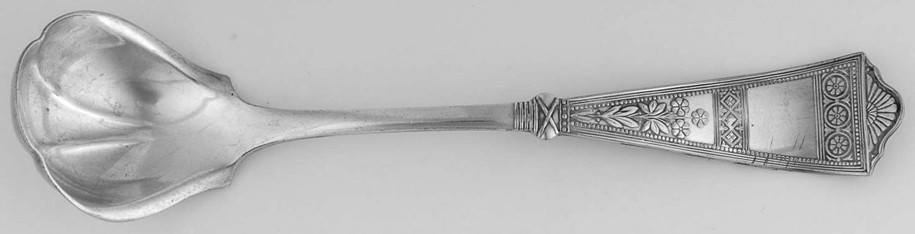 Laurel (Silverplate, 1878) Solid Piece Cream Ladle by International Silver-1