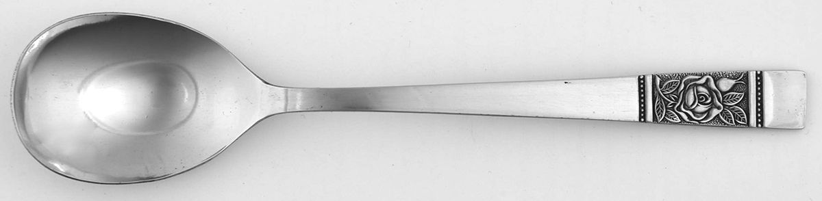 Laurel (Silverplate, 1934) Sugar Spoon by International Silver-1