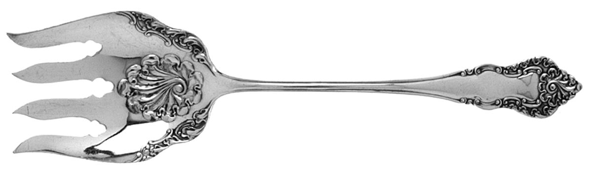Laurence (Silverplate, 1901) Solid Salad Serving Fork by International Silver-1