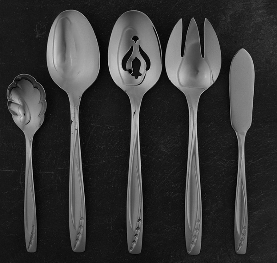 Lawncrest (Stainless) 5 Piece Hostess Set by International Silver-1