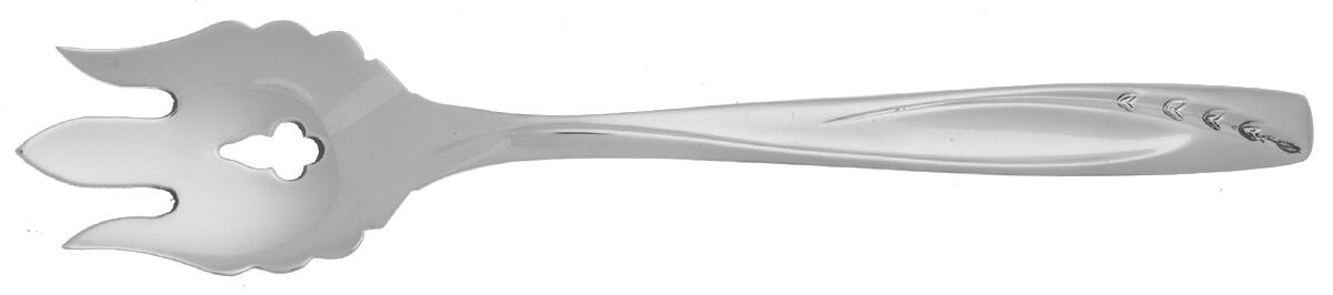 Lawncrest (Stainless) Vegetable Serving Fork Solid  HC by International Silver-1