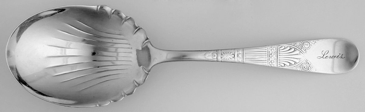 Leader (Silverplate, 1888) Solid Smooth Casserole Spoon by International Silver-1