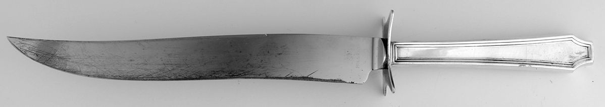 Legacy (Silverplate, 1928) Large Stainless Blade Roast Carving Knife by International Silver-1