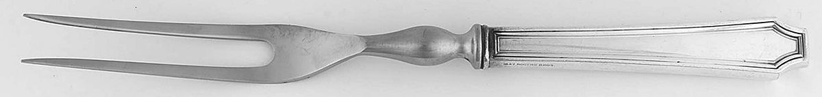Legacy (Silverplate, 1928) Small Steak Carving Fork with Stainless Prongs by International Silver-1