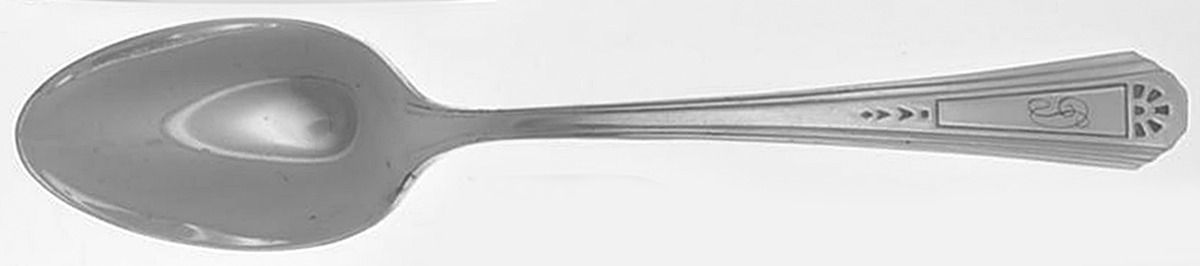 Legion (Silverplate, 1931) Monogram Teaspoon by International Silver-1