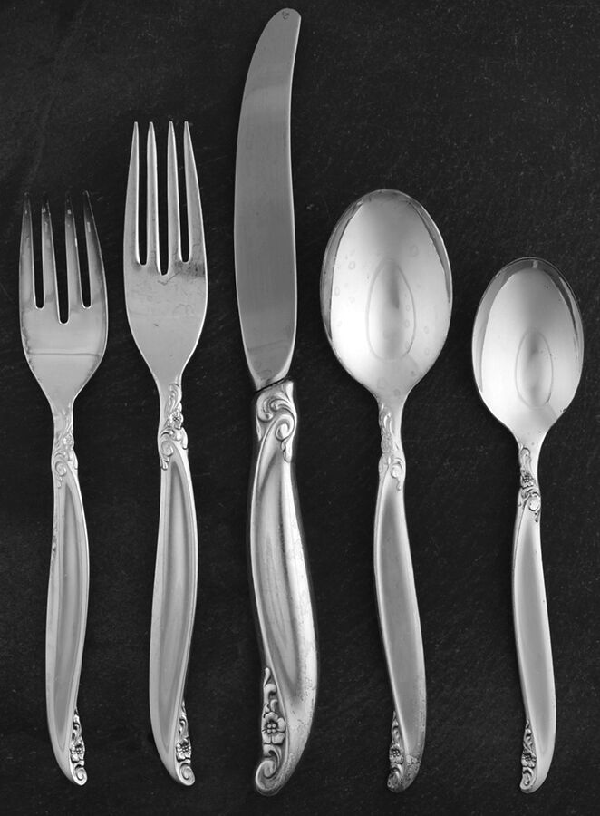 Leilani (Silverplate, 1961) 40 Piece Estate Set by International Silver-1