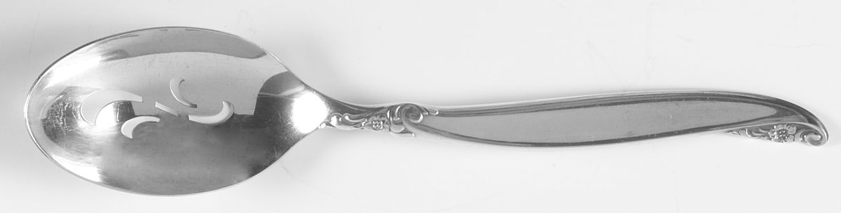 Leilani (Silverplate, 1961) Pierced Tablespoon (Serving Spoon) by International Silver-1