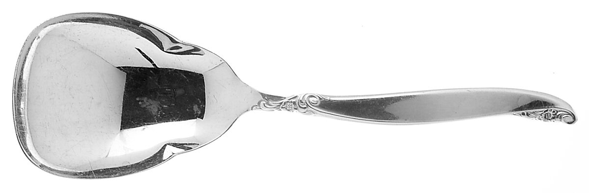 Leilani (Silverplate, 1961) Solid Casserole/Salad Serving Spoon by International Silver-1