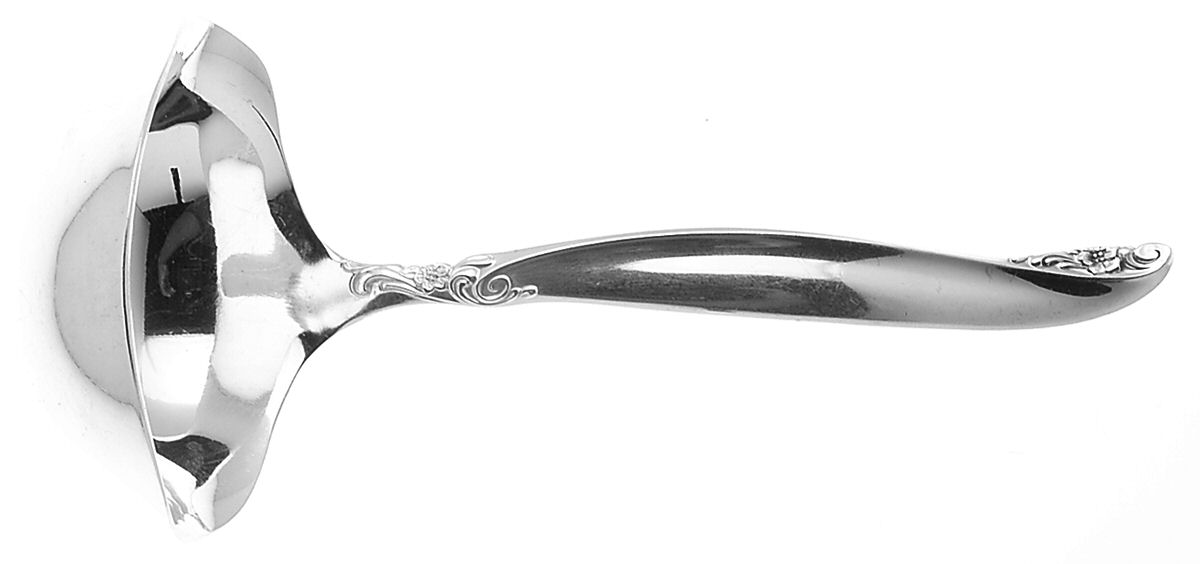 Leilani (Silverplate, 1961) Solid Gravy Ladle by International Silver-1