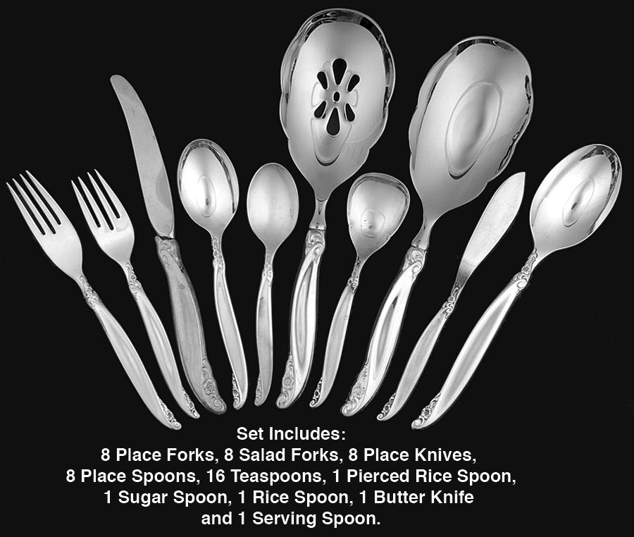 Leilani (Silverplate, 1961) 53 Piece Set by International Silver-1