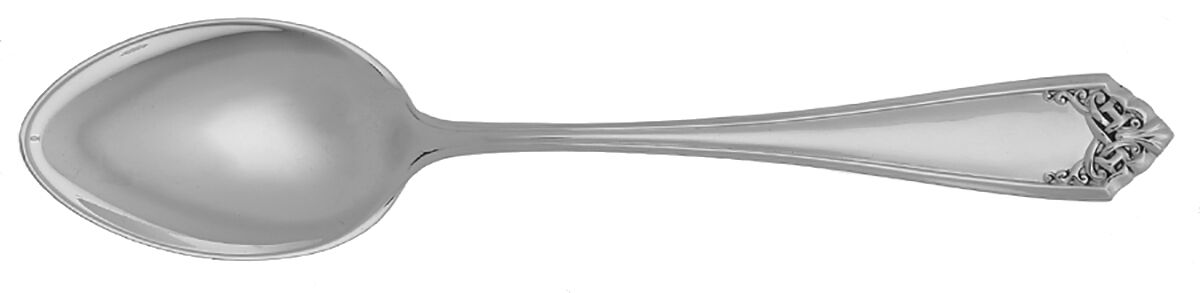 Leicester (Sterling, 1911, No Monograms) Teaspoon by International Silver-1