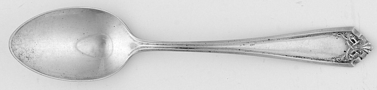 Leicester (Sterling, 1911, No Monograms) Five O'Clock Teaspoon by International Silver-1