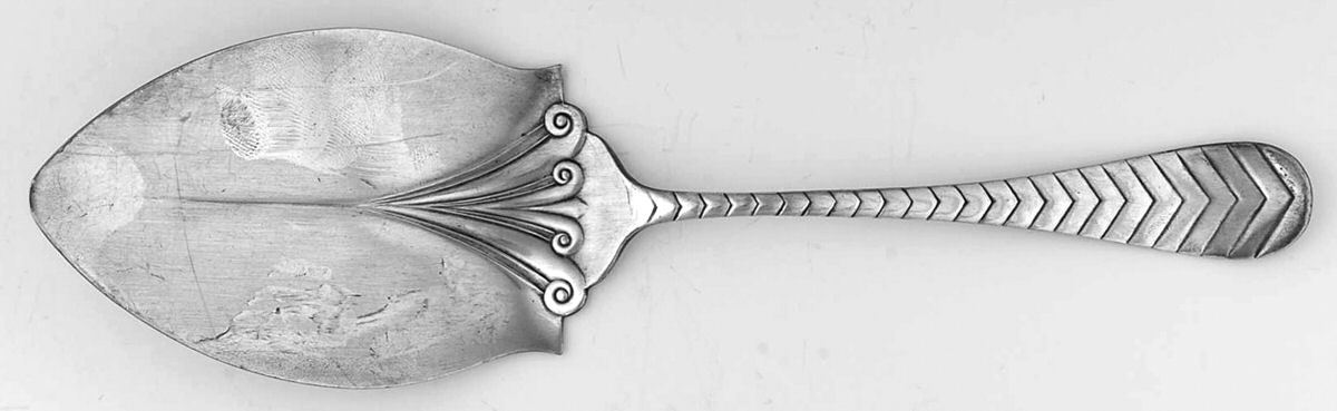 Lenox (Silverplate, 1890) Large Solid Pie Knife by International Silver-1