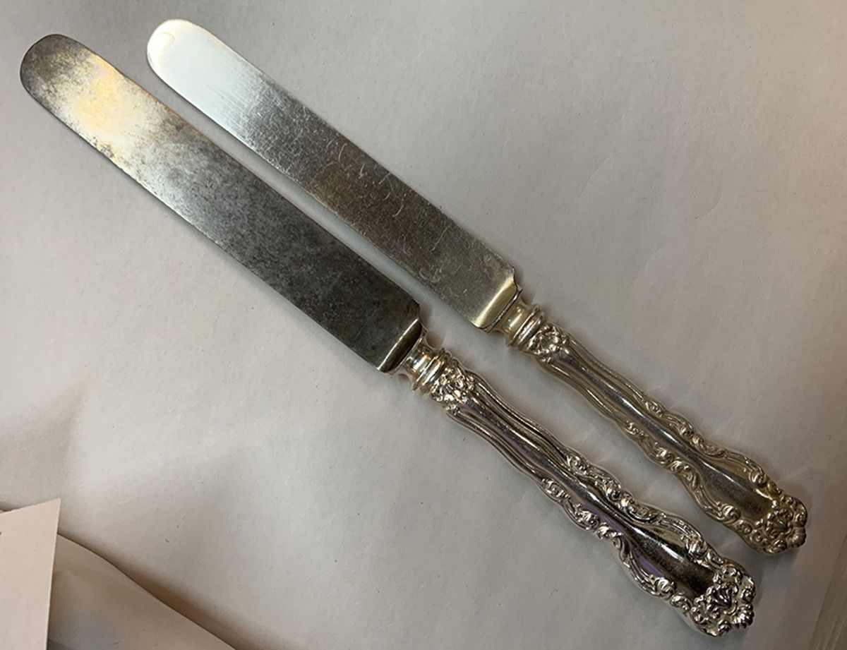 Lexington (Silverplate, 1904) Blunt Hollow Knife with Bolster by International Silver-1
