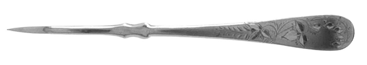 Lily (Silverplate, 1888) Solid Nut Pick by International Silver-1