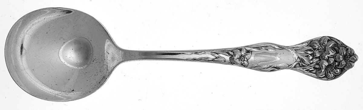 Lilyta (Silverplate, 1909, No Monograms) Round Bowl Soup Spoon (Gumbo) by International Silver-1