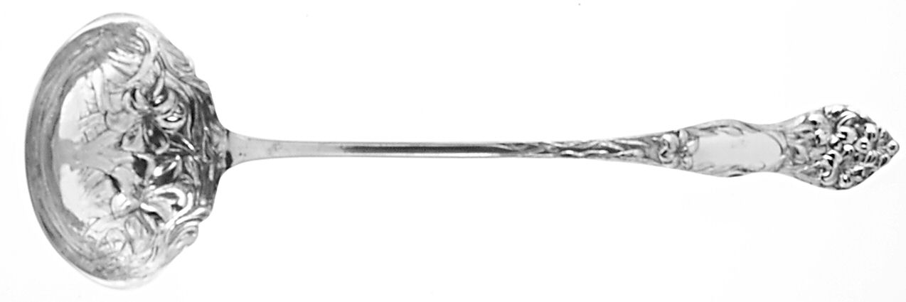 Lilyta (Silverplate, 1909, No Monograms) Solid Soup Ladle by International Silver-1