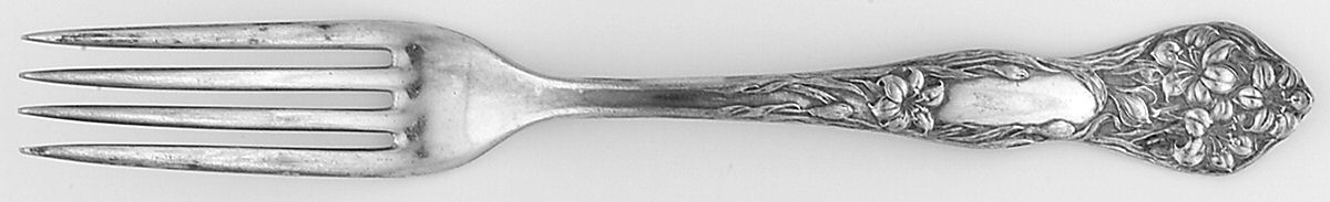 Lilyta (Silverplate, 1909, No Monograms) Fork by International Silver-1