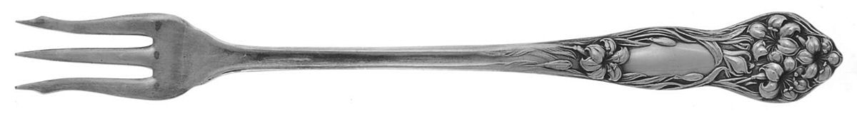Lilyta (Silverplate, 1909, No Monograms) Cocktail/Seafood Fork by International Silver-1