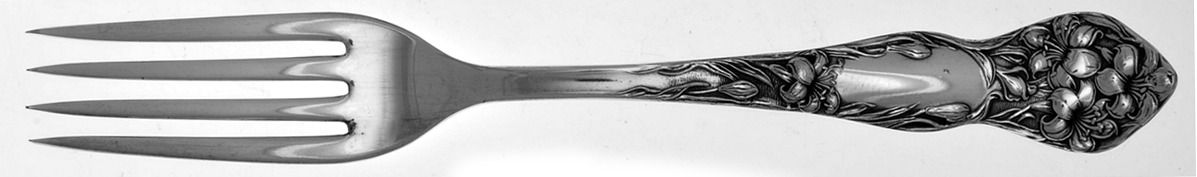Lilyta (Silverplate, 1909, No Monograms) Youth Fork by International Silver-1