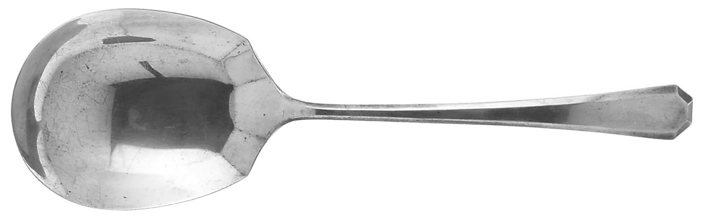 Lincoln (Silverplate, 1917) Solid Smooth Casserole Spoon by International Silver-1
