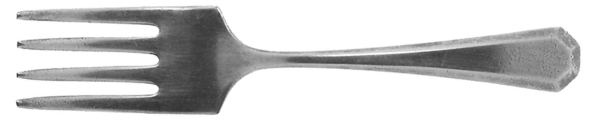 Lincoln (Silverplate, 1917) Baby Fork by International Silver-1