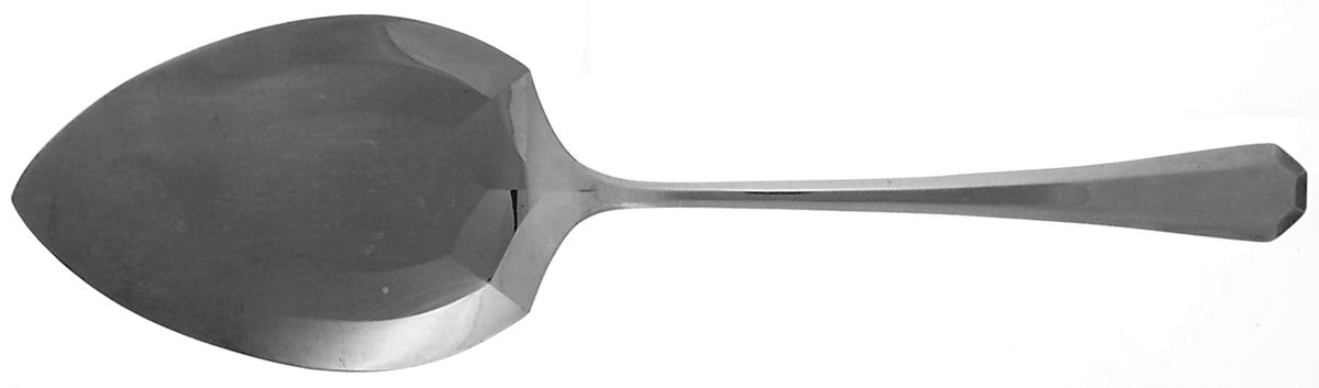 Lincoln (Silverplate, 1917) Large Solid Pie Knife by International Silver-1