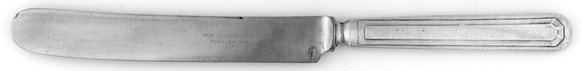 Lincoln (Silverplate, 1917) Old French Solid Knife by International Silver-1