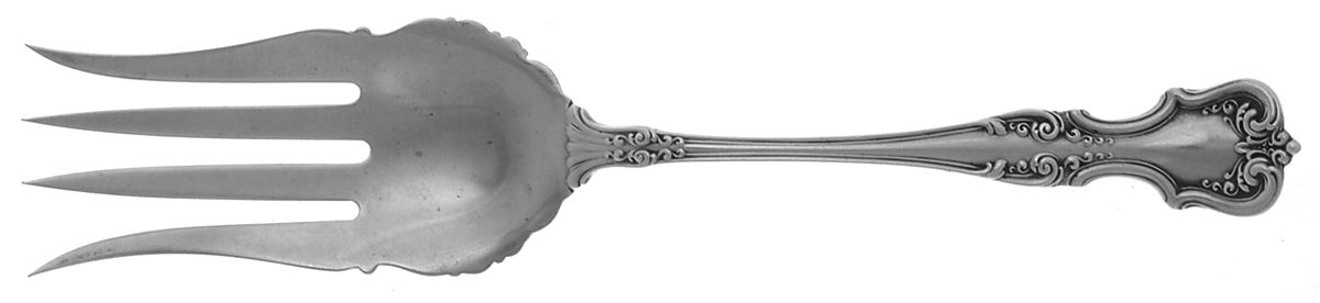 Litchfield (Sterling, 1898) Large Chipped Beef Fork by International Silver-1