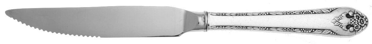 Lovely Lady (Silverplate, No Monos) Steak Knife Individual Hollow, Serrate HC by International Silver-1