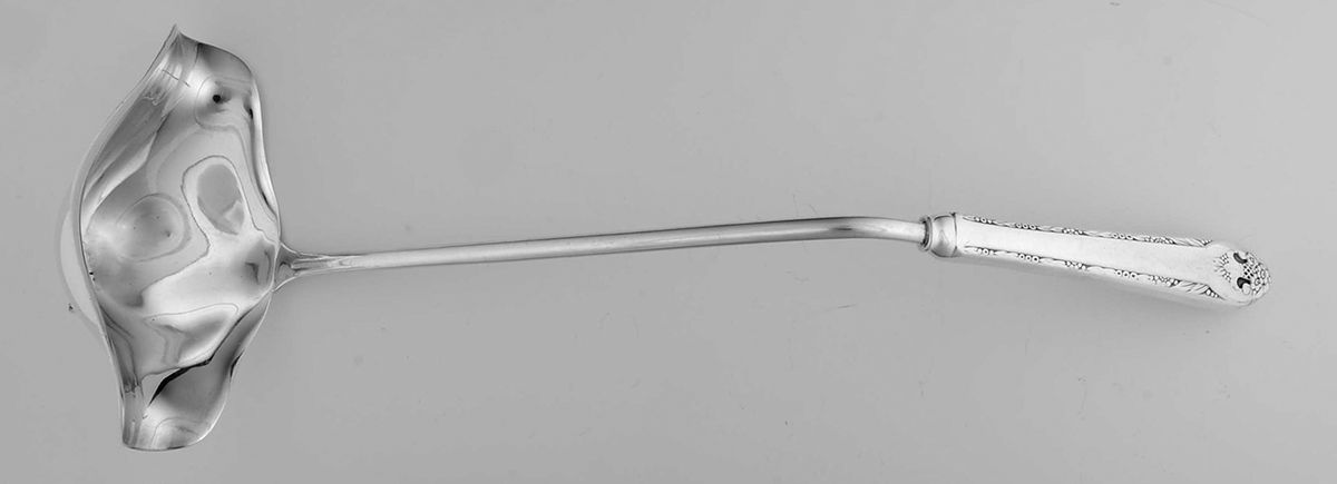 Lovely Lady (Silverplate, No Monos) Punch Ladle with Silverplate Bowl by International Silver-1