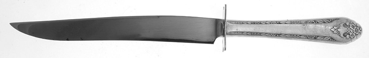 Lovely Lady (Silverplate, No Monos) Small Steak Carving Knife with Stainless Blade by International Silver-1
