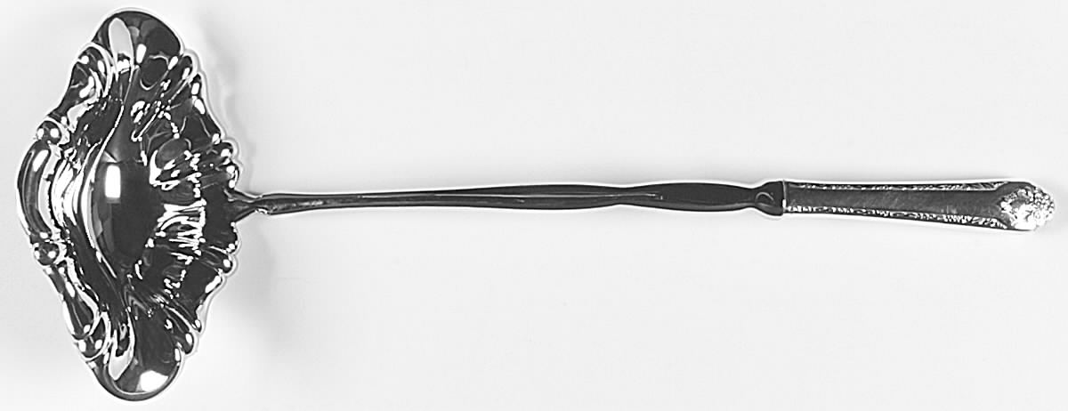 Lovely Lady (Silverplate, No Monos) Punch Ladle with Stainless Bowl HC by International Silver-1
