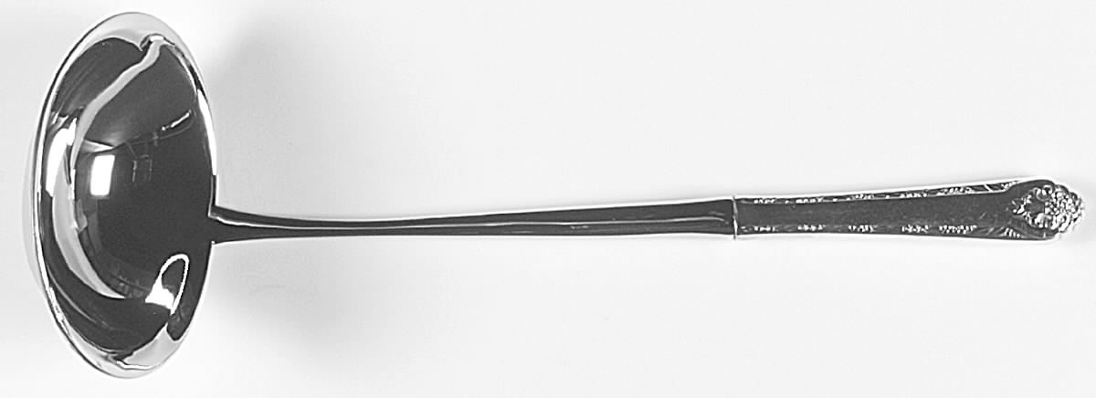 Lovely Lady (Silverplate, No Monos) Soup Ladle with Stainless Bowl HC by International Silver-1