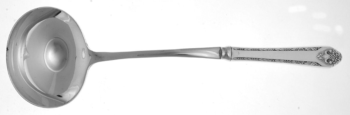 Lovely Lady (Silverplate, No Monos) Hollow Handle Soup Ladle with Solid Bowl by International Silver-1