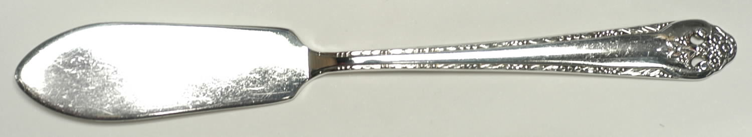Lovely Lady (Silverplate, No Monos) Flat Handle Master Butter Knife by International Silver-1
