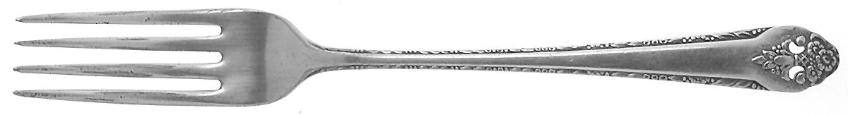 Lovely Lady (Silverplate, No Monos) Youth Fork by International Silver-1