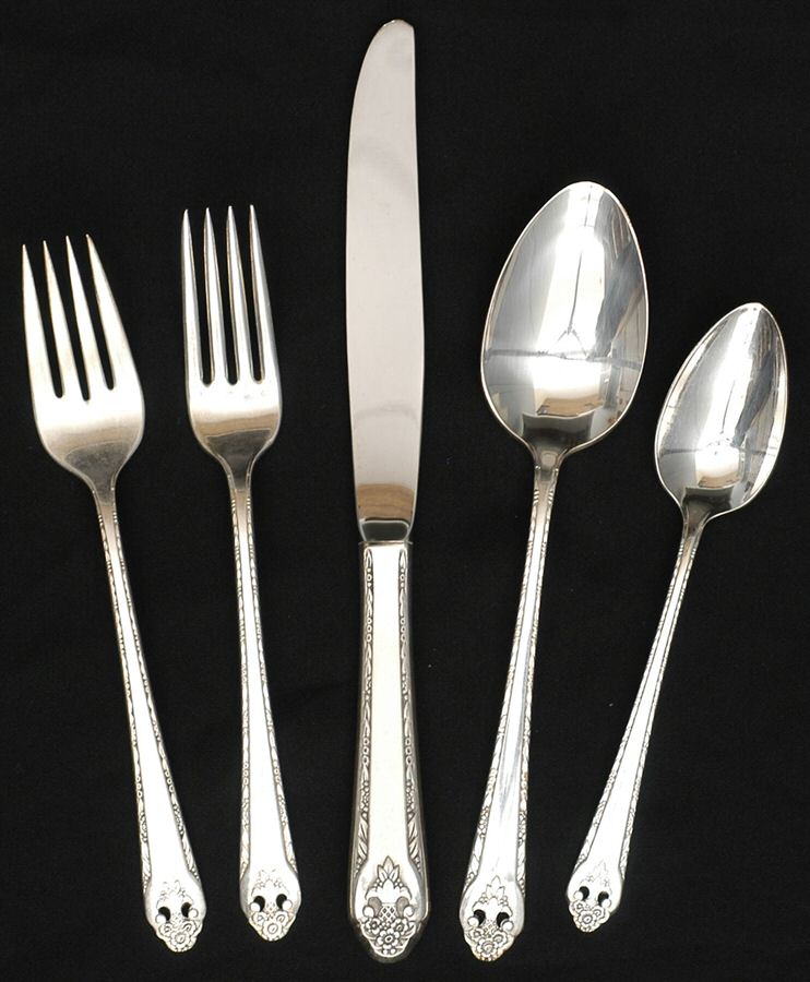 Lovely Lady (Silverplate, No Monos) 40 Piece Estate Set by International Silver-1