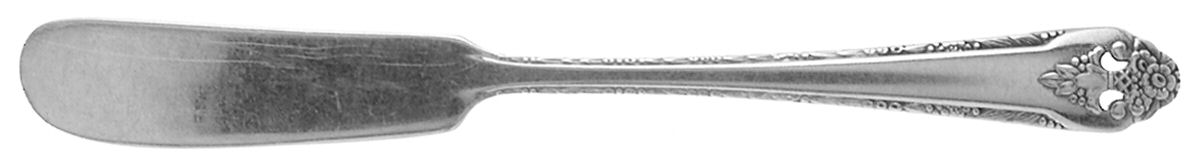 Lovely Lady (Silverplate, No Monos) Flat Handle Butter Spreader by International Silver-1