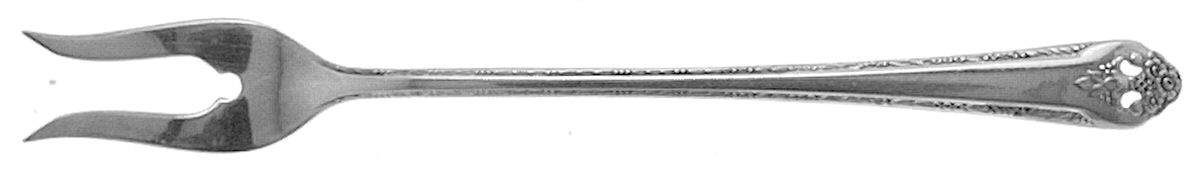 Lovely Lady (Silverplate, No Monos) Short Handle Pickle/Olive Fork by International Silver-1