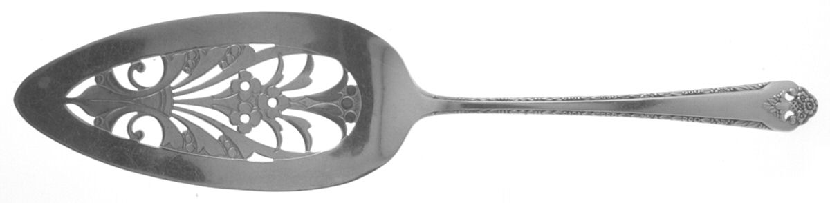 Lovely Lady (Silverplate, No Monos) Solid Pierced Pie Server by International Silver-1