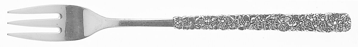 Love-Precious Flower (Silverplate, 1970) Cocktail/Seafood Fork by International Silver-1