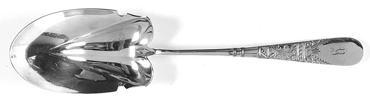 Lorne (Silverplate) Solid Salad Serving Spoon by International Silver-1