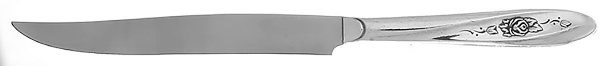 Lovely Rose (Silverplate) Small Steak Carving Knife with Stainless Blade by International Silver-1