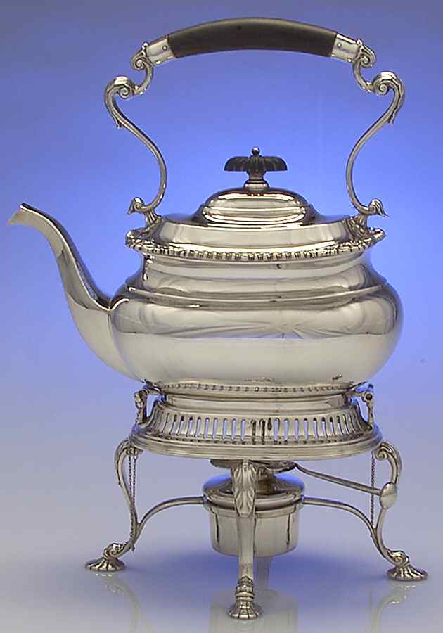Lord Robert (Sterling, Holloware) Kettle, Stand & Burner by International Silver-1