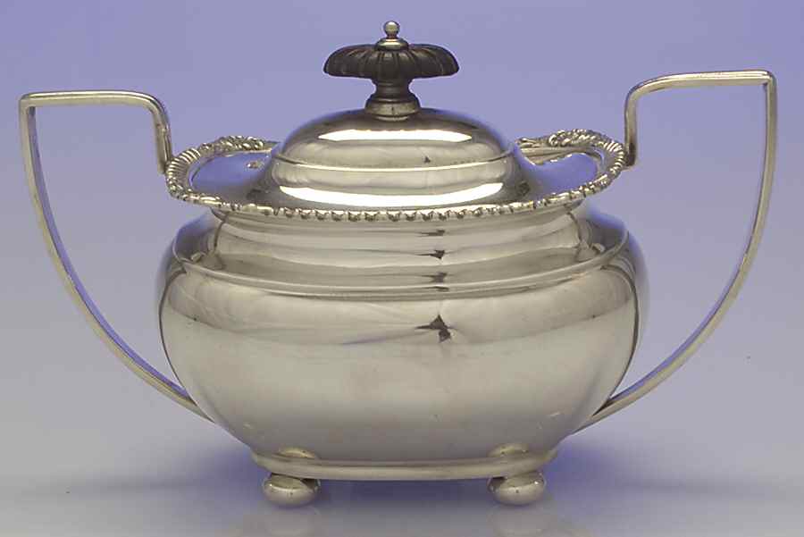 Lord Robert (Sterling, Holloware) Sugar Bowl & Lid by International Silver-1