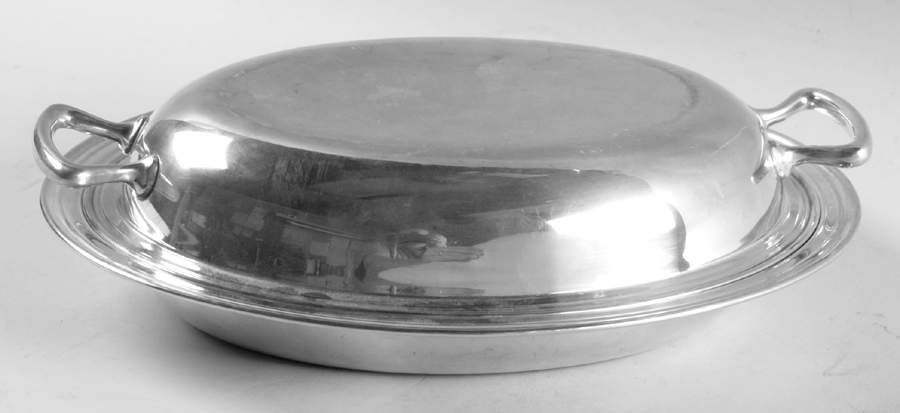 Lord Saybrook (Sterling, Hollowware) Sterling Double Vegetable by International Silver-1